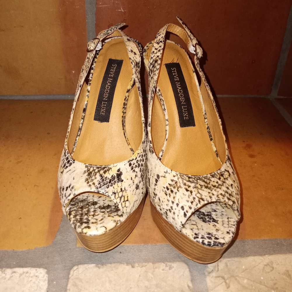 STEVE MADDEN, Snake high heels